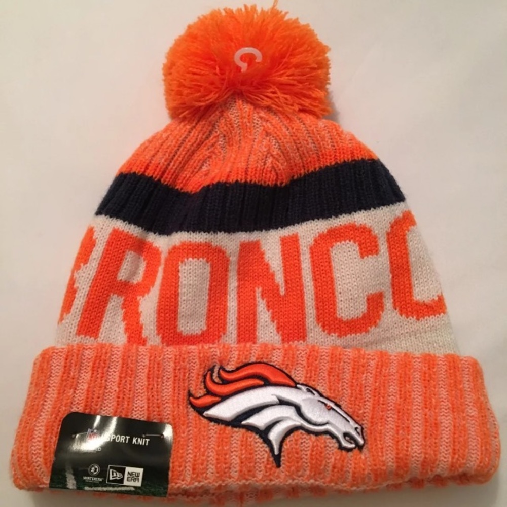 Denver Broncos new Era On Field beanie Nwt